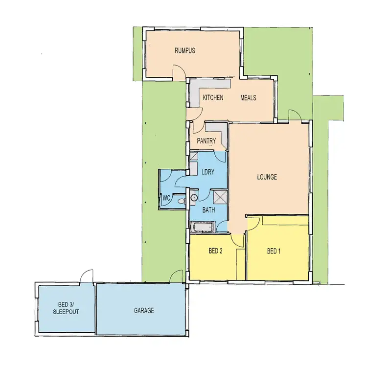 Floorplan of Homely house listing, 52 Slavins Lane, Stratford VIC 3862