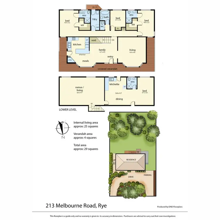 Floorplan of Homely house listing, 213 Melbourne Road, Rye VIC 3941