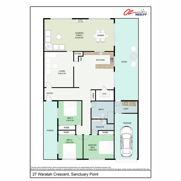 Floorplan of Homely house listing, 27 Waratah Crescent, Sanctuary Point NSW 2540