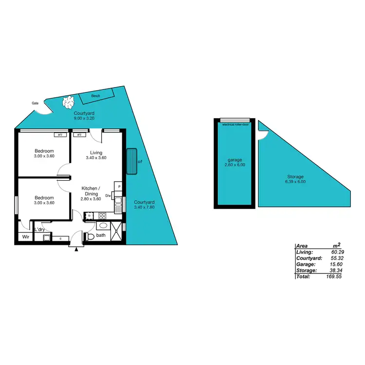 Floorplan of Homely unit listing, 2/2 Owen Street, Plympton SA 5038