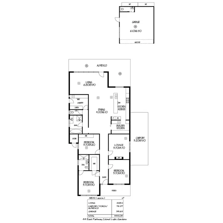 Floorplan of Homely house listing, 44 East Parkway, Colonel Light Gardens SA 5041