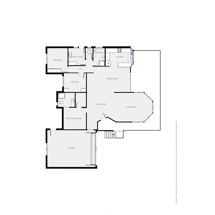 Floorplan of Homely semi-detached listing, 2/50 Sapphire Coast Drive, Merimbula NSW 2548