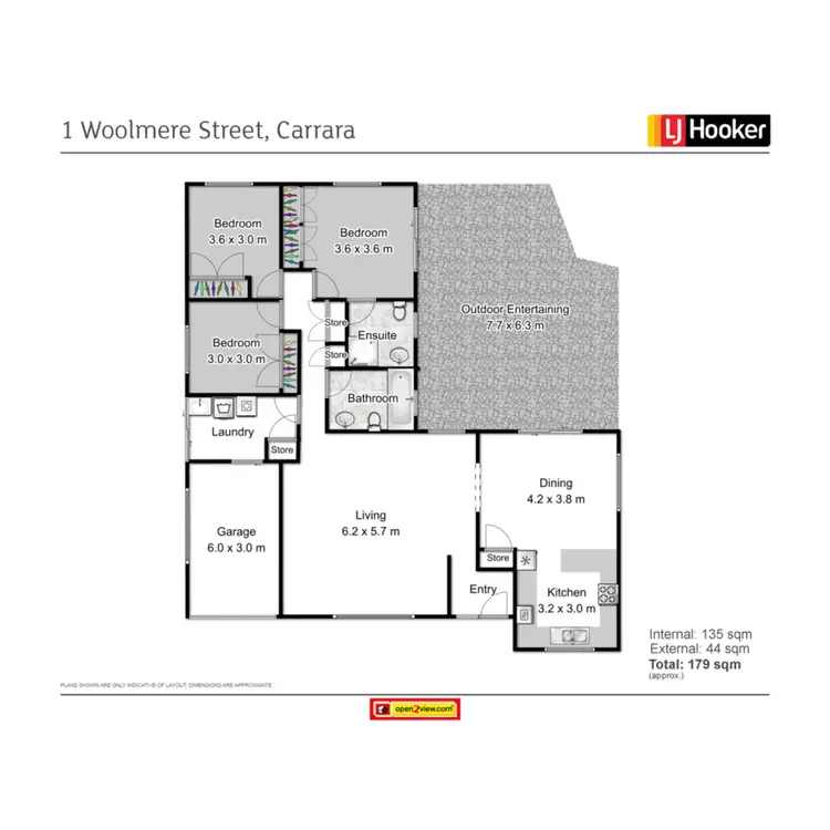 Floorplan of Homely house listing, 1 Woolmere Street, Carrara QLD 4211