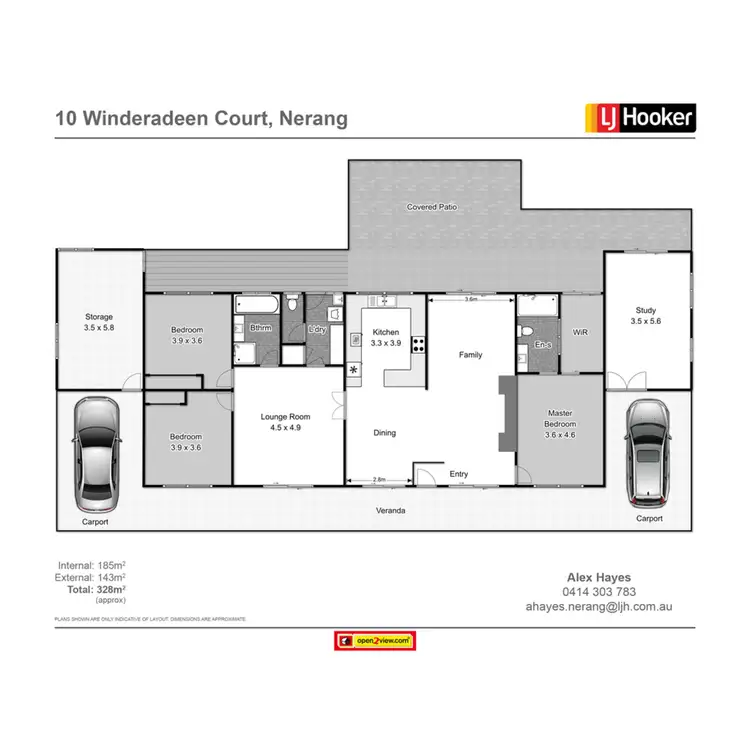 Floorplan of Homely house listing, 10 Winderadeen Court, Nerang QLD 4211