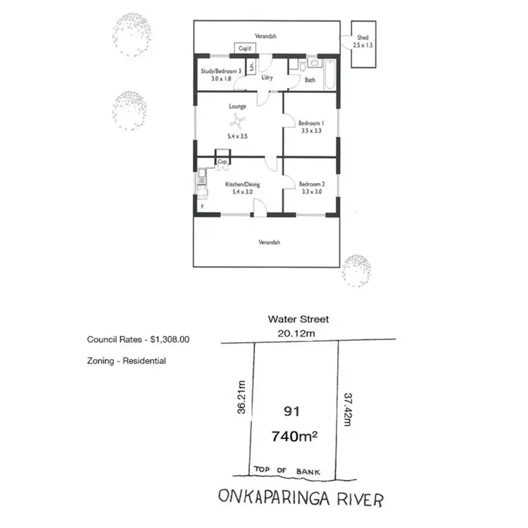 Floorplan of Homely house listing, 14 Water Street, Old Noarlunga SA 5168