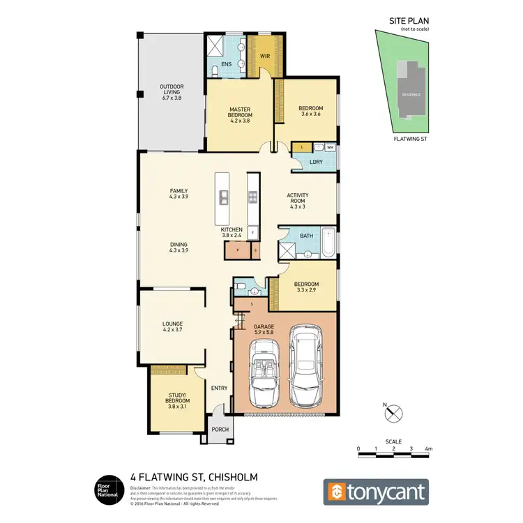 Floorplan of Homely house listing, 4 Flatwing Street, Chisholm NSW 2322