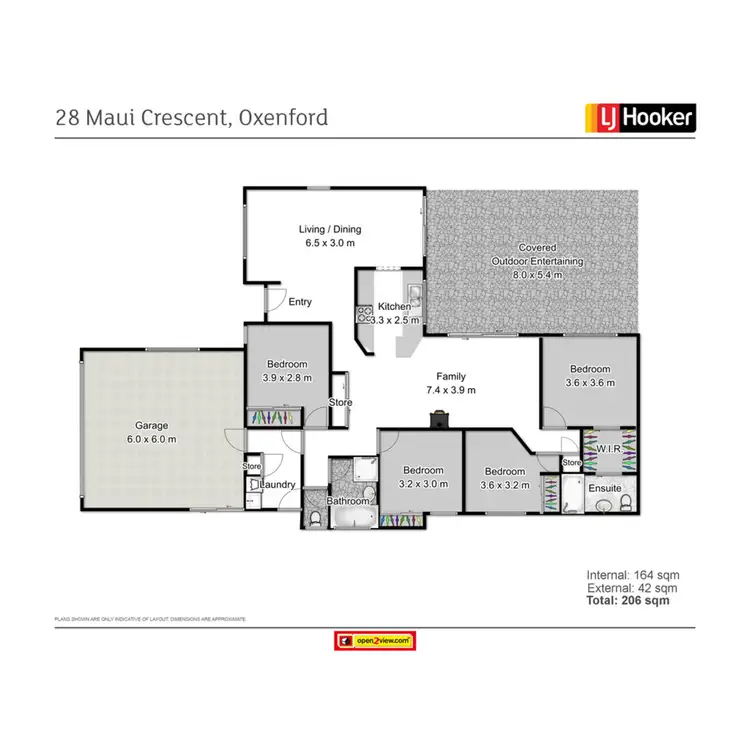 Floorplan of Homely house listing, 28 Maui Crescent, Oxenford QLD 4210