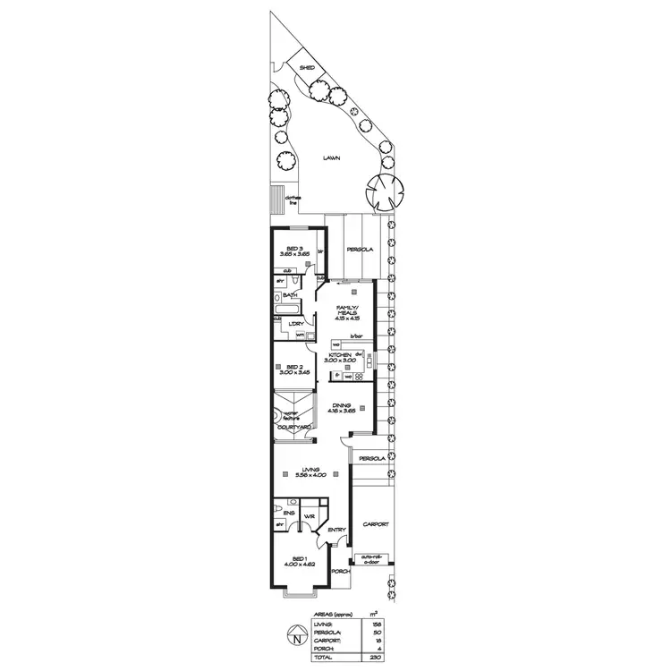 Floorplan of Homely house listing, 1B Kirkdale Avenue, Hazelwood Park SA 5066