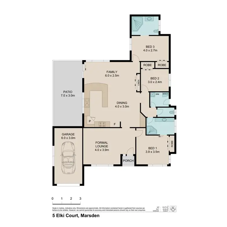 Floorplan of Homely house listing, 5 Elki Court, Marsden QLD 4132