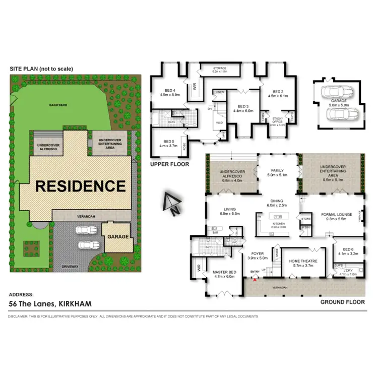 Floorplan of Homely house listing, 56 The Lanes, Kirkham NSW 2570