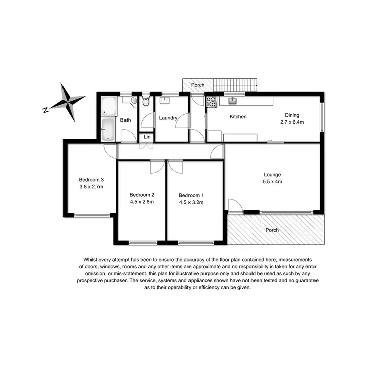 Floorplan of Homely house listing, 38 Anthony Street, Mount Gambier SA 5290