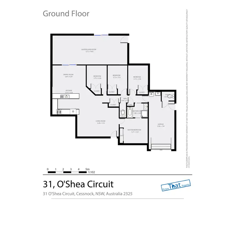 Floorplan of Homely house listing, 31 O'Shea Circuit, Cessnock NSW 2325