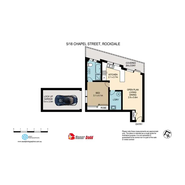 Floorplan of Homely apartment listing, 5/18-22 Chapel Street, Rockdale NSW 2216