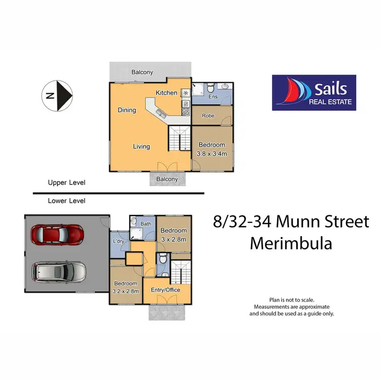 Floorplan of Homely apartment listing, 8/32-34 Munn Street, Merimbula NSW 2548