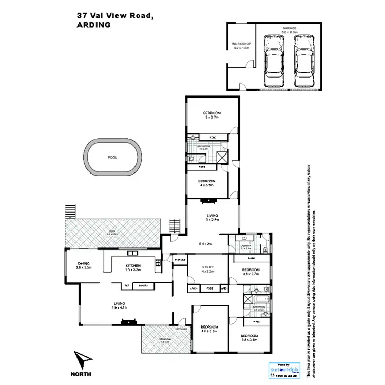 Floorplan of Homely house listing, 37 Val View Road, Armidale NSW 2350