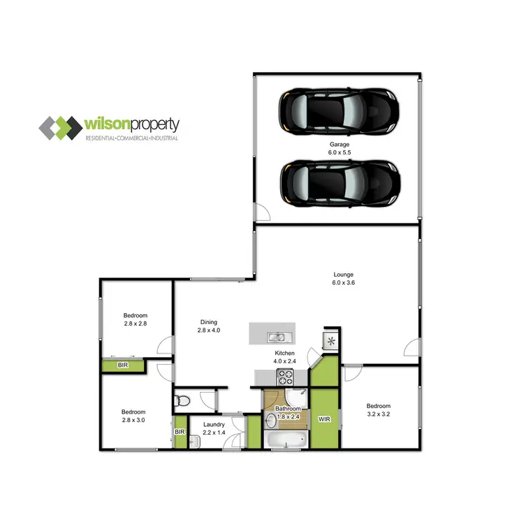 Floorplan of Homely house listing, 3 Lawn Avenue, Traralgon VIC 3844
