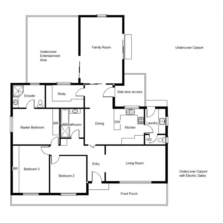 Floorplan of Homely house listing, 53 Bond Street, Port Augusta West SA 5700