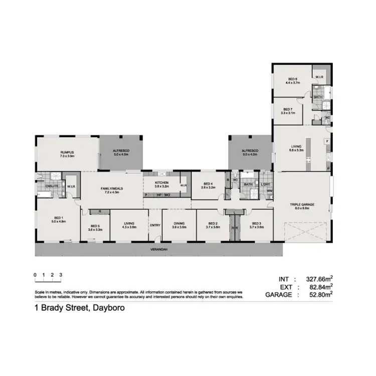 Floorplan of Homely house listing, 1 Brady Street, Dayboro QLD 4521