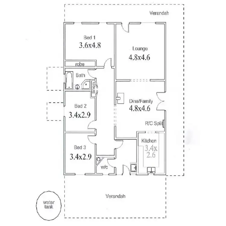 Floorplan of Homely house listing, 24 Angas Street, Springton SA 5235