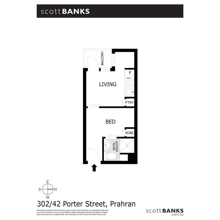 Floorplan of Homely apartment listing, 320/42 Porter Street, Prahran VIC 3181