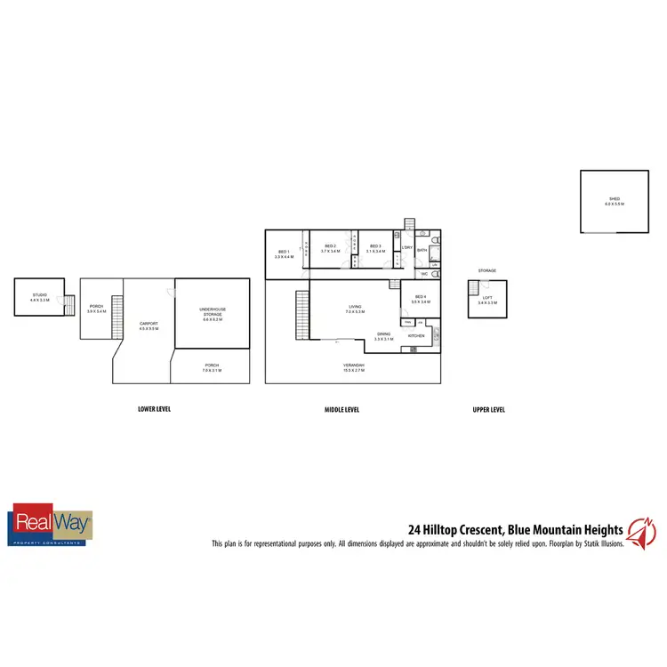 Floorplan of Homely house listing, 24 Hilltop Crescent, Blue Mountain Heights QLD 4350