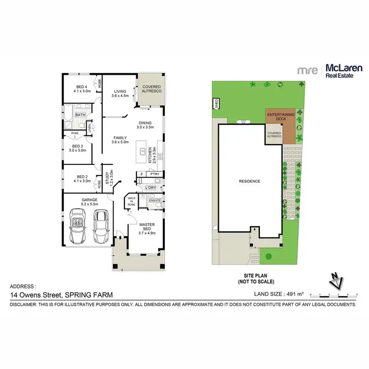 Floorplan of Homely house listing, 14 Owens Street, Spring Farm NSW 2570