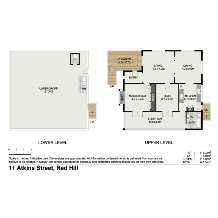 Floorplan of Homely house listing, 11 Atkins Street, Red Hill QLD 4059