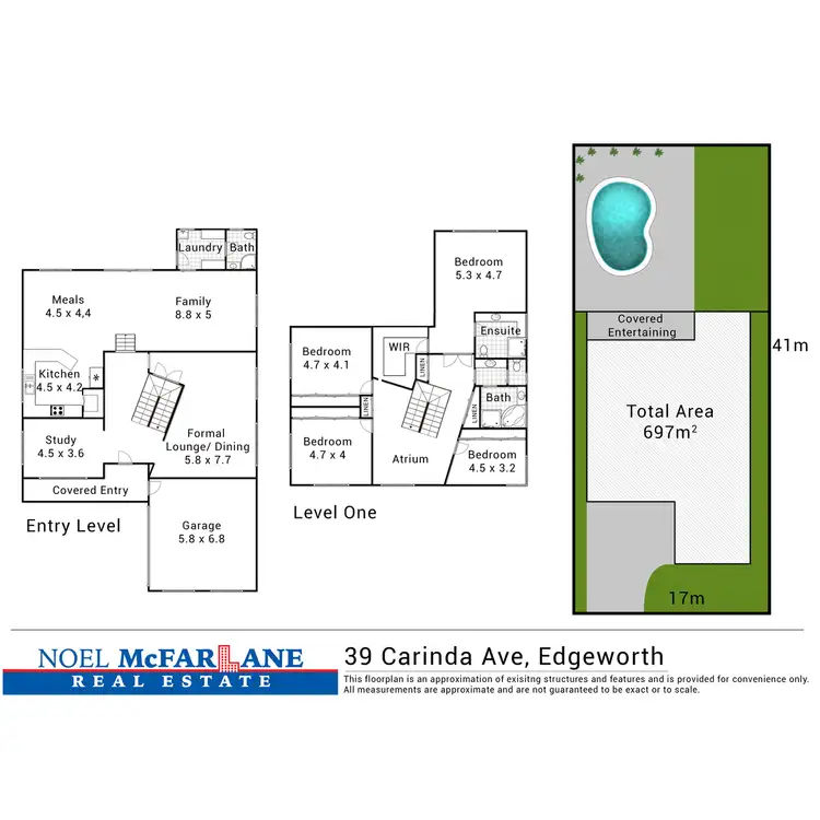 Floorplan of Homely house listing, 39 Carinda Avenue, Edgeworth NSW 2285