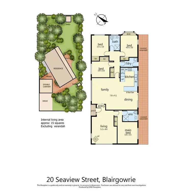Floorplan of Homely house listing, 20 Seaview Street, Blairgowrie VIC 3942