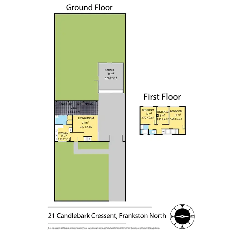 Floorplan of Homely house listing, 21 Candle Bark Crescent, Frankston North VIC 3200