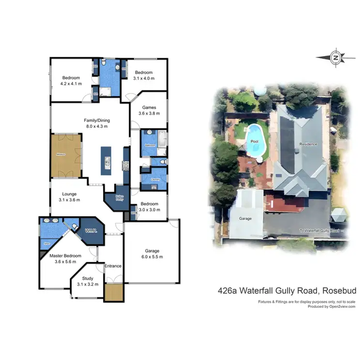 Floorplan of Homely house listing, 426A Waterfall Gully Road, Rosebud VIC 3939