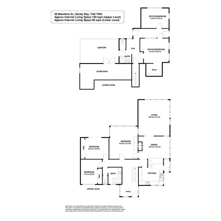 Floorplan of Homely house listing, 39 Mawhera Avenue, Sandy Bay TAS 7005