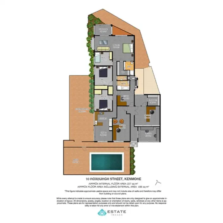 Floorplan of Homely house listing, 10 Roxburgh Street, Kenmore QLD 4069