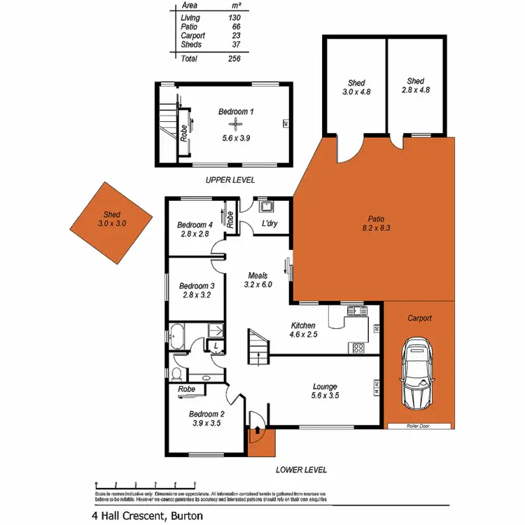 Floorplan of Homely house listing, 4 Hall Crescent, Burton SA 5110