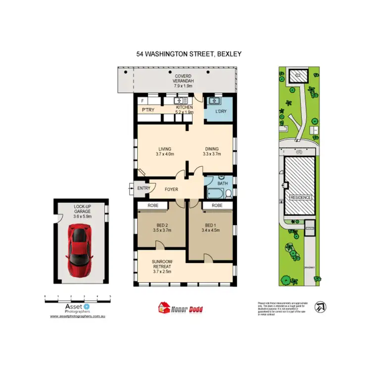 Floorplan of Homely house listing, 54 Washington Street, Bexley NSW 2207