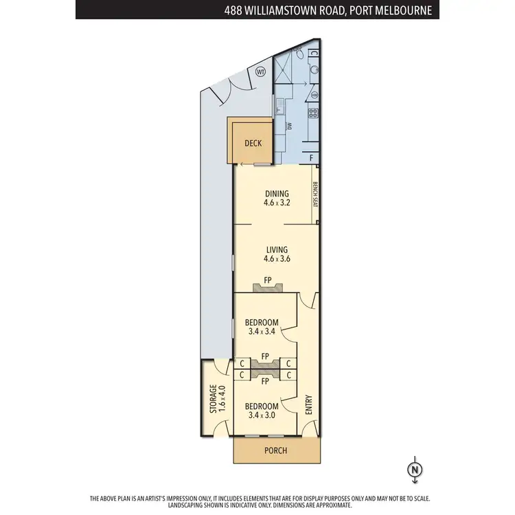Floorplan of Homely house listing, 488 Williamstown Road, Port Melbourne VIC 3207