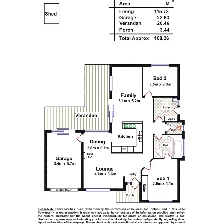Floorplan of Homely house listing, 32 Rosewater Terrace, Ottoway SA 5013