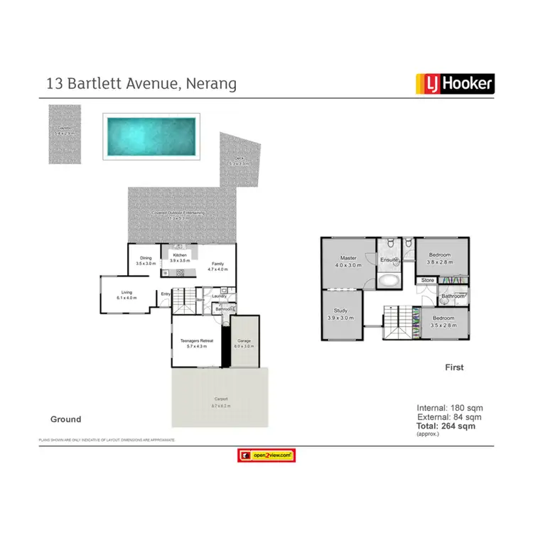 Floorplan of Homely house listing, 13 Bartlett Avenue, Nerang QLD 4211