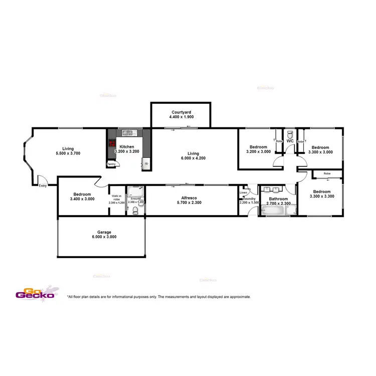 Floorplan of Homely house listing, 3 Violet Place, Wavell Heights QLD 4012