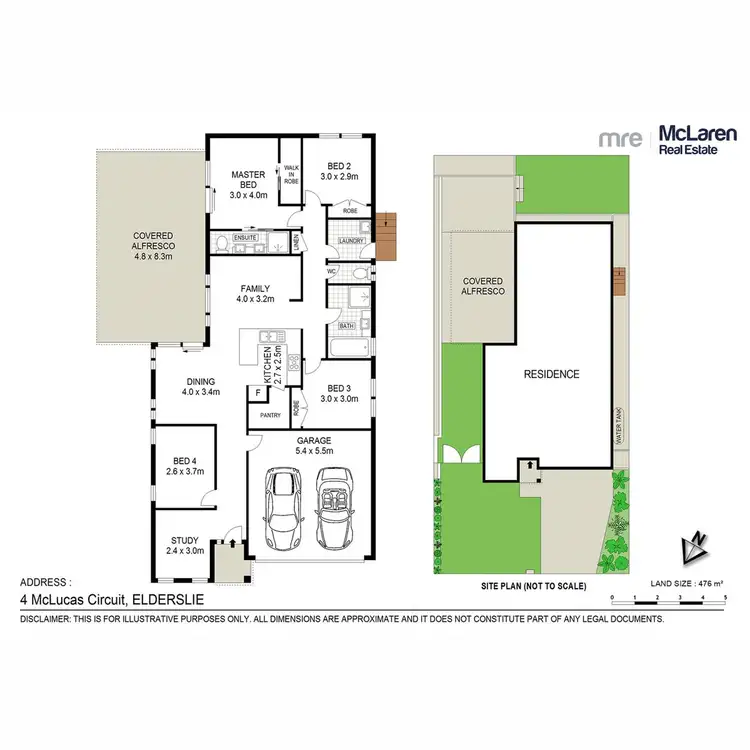 Floorplan of Homely house listing, 4 McLucas Circuit, Elderslie NSW 2570