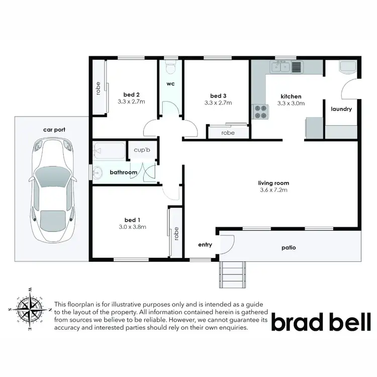 Floorplan of Homely house listing, 21 O'Connor Crescent, Mansfield QLD 4122