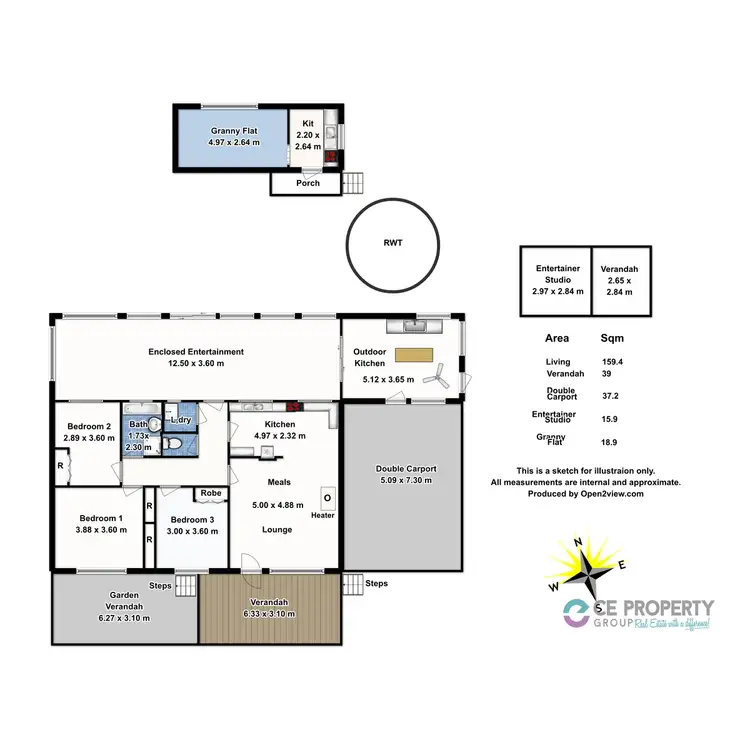 Floorplan of Homely rural property listing, 100 Black Snake Road, Birdwood SA 5234