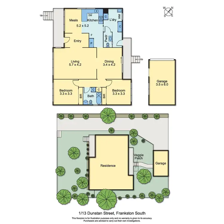 Floorplan of Homely house listing, 1/13 Dunstan Street, Frankston South VIC 3199