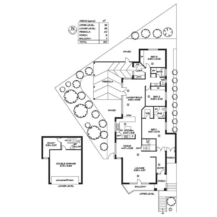 Floorplan of Homely house listing, 4 Nioka Court, Beaumont SA 5066