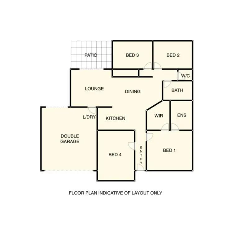 Floorplan of Homely house listing, 43 Yolla Street, Eagleby QLD 4207