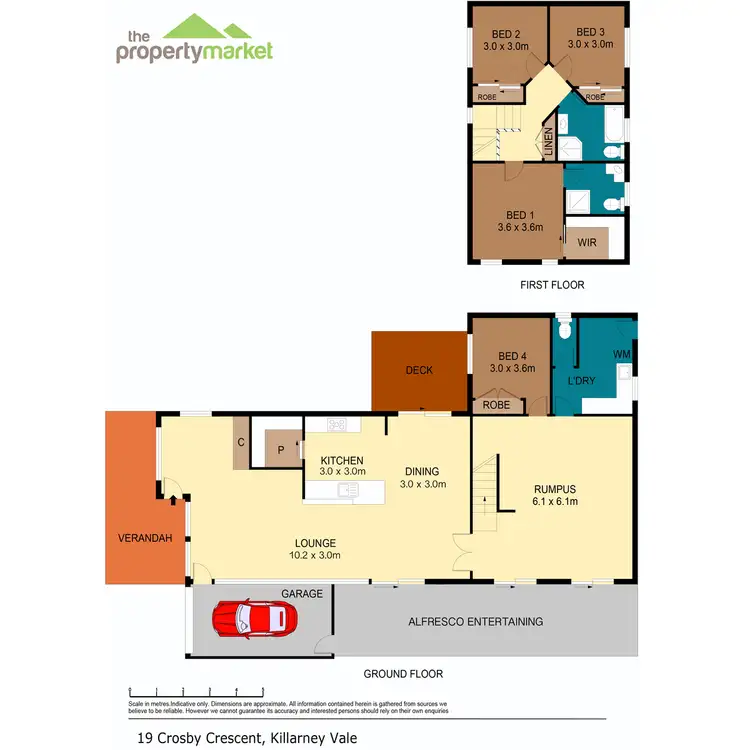 Floorplan of Homely house listing, 19 Crosby Crescent, Killarney Vale NSW 2261