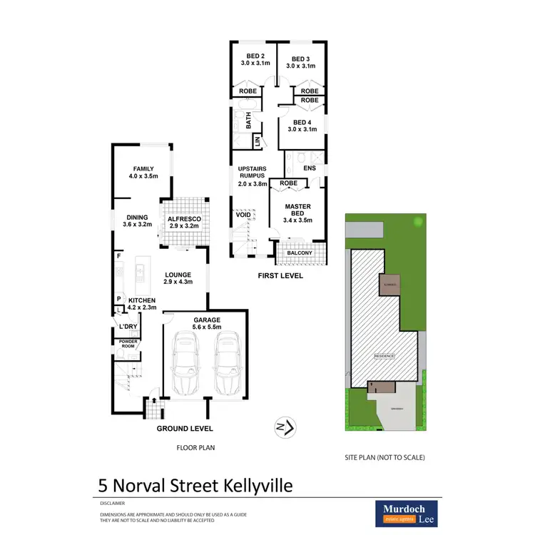 Floorplan of Homely house listing, 5 Norval Street, Kellyville NSW 2155
