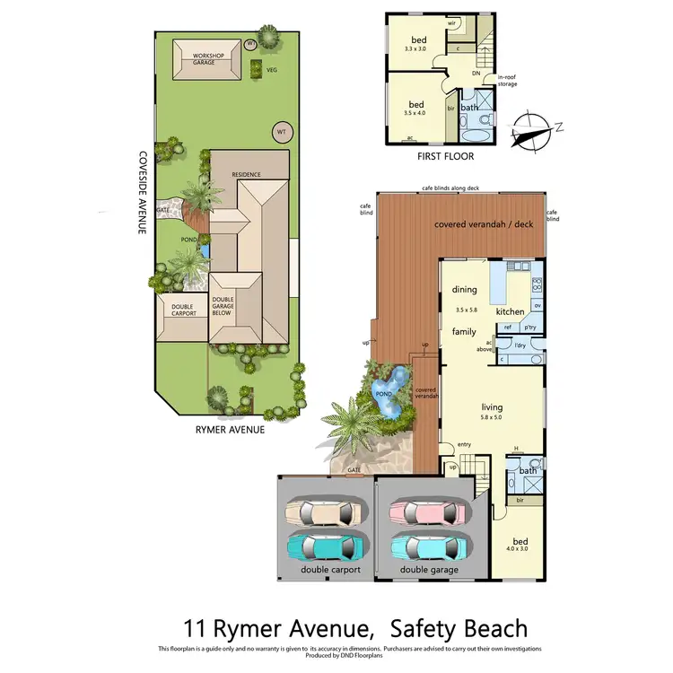 Floorplan of Homely house listing, 11 Rymer Avenue, Safety Beach VIC 3936