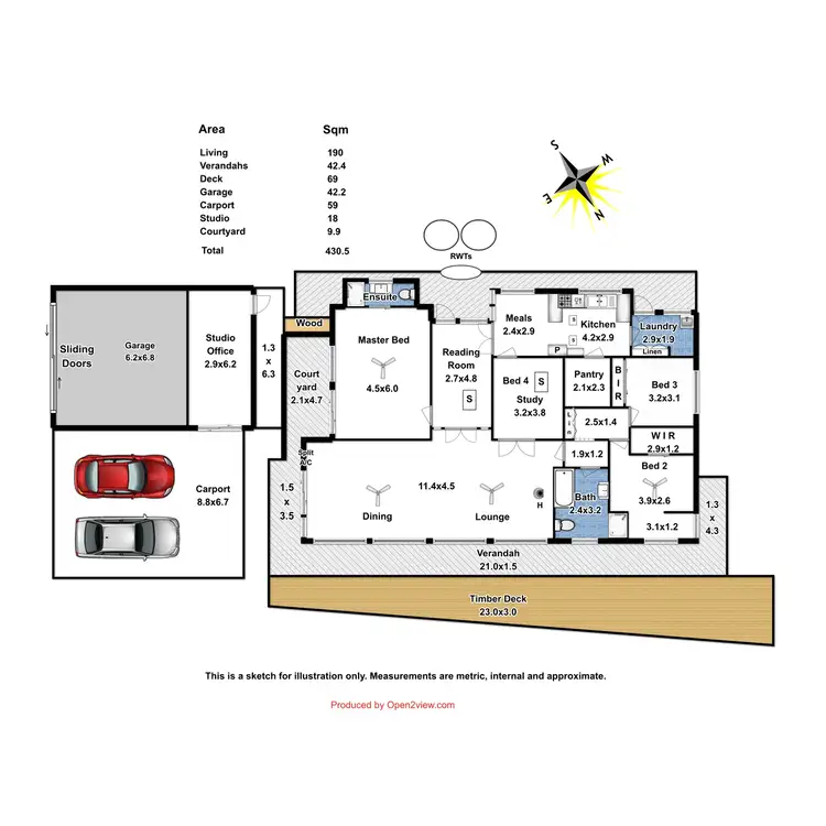 Floorplan of Homely house listing, Address available on request