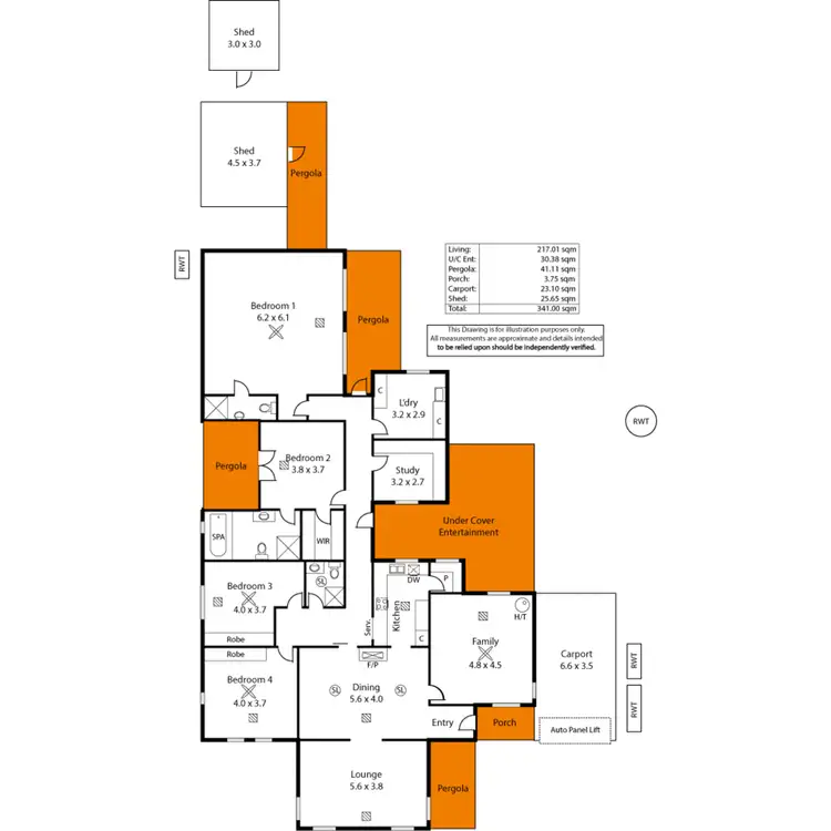 Floorplan of Homely house listing, 44 Constance Street, Westbourne Park SA 5041